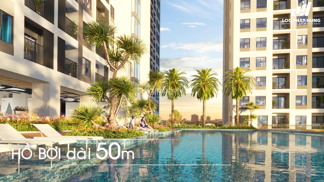 Tiện tích hồ bơi chung cư The Privia Khang Điền