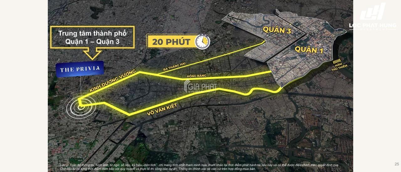 Vị Trí The Privia Khang Điền