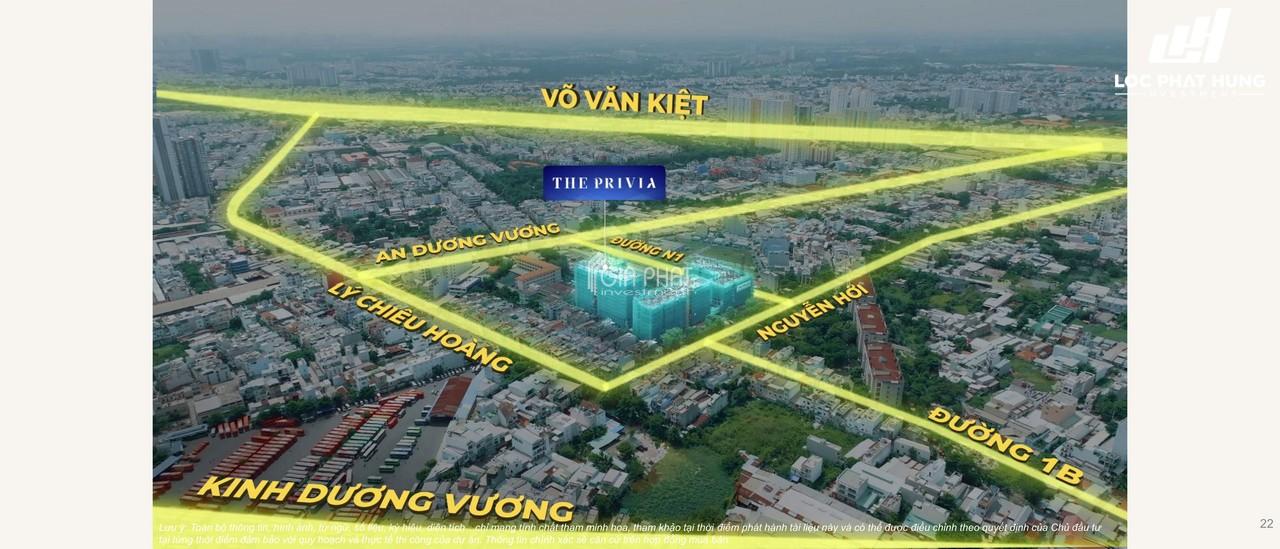 Vị trí The Privia Khang Điền