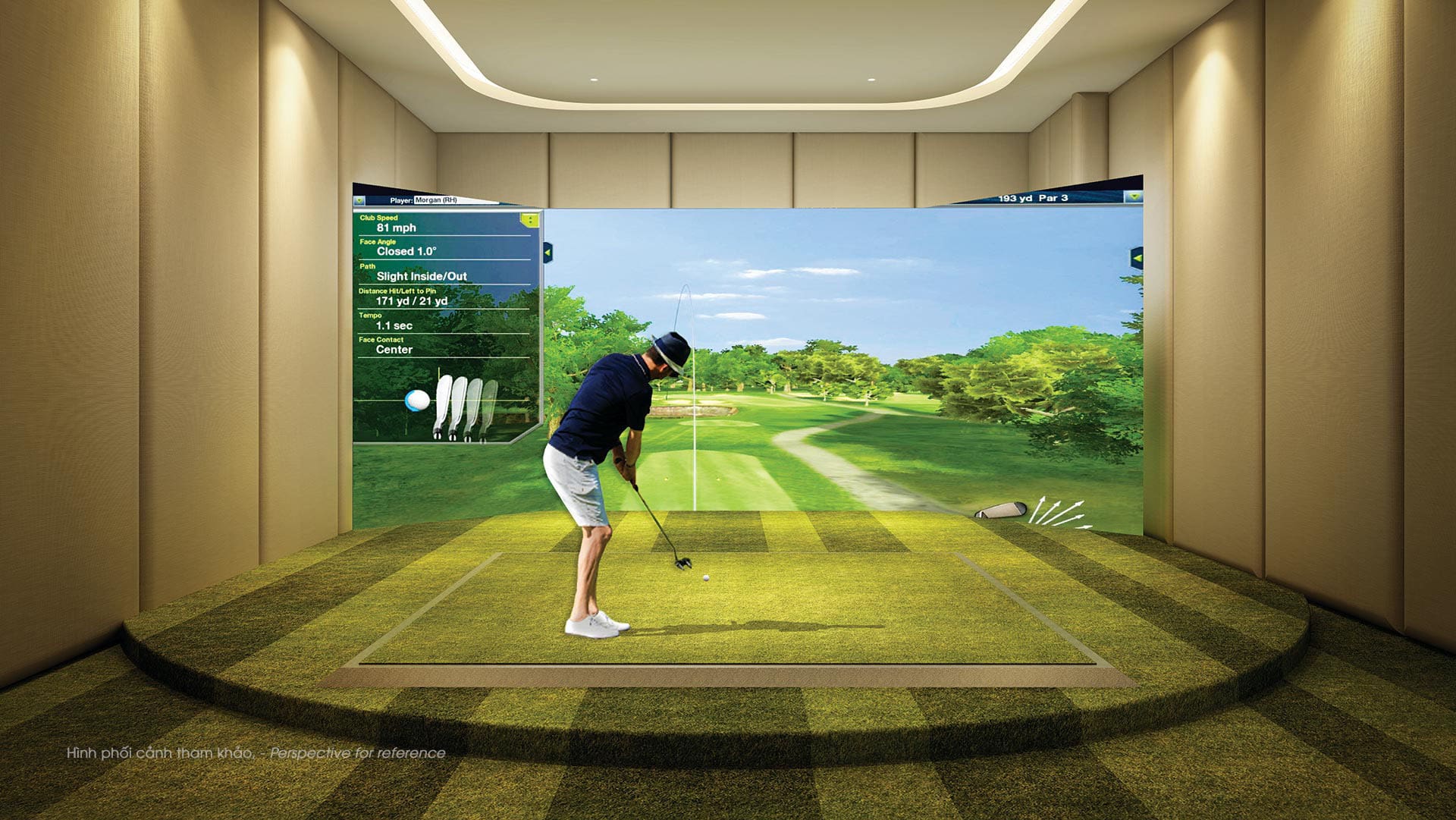Tiện ích golf 3D cao cấp tại The Antonia Phú Mỹ Hưng