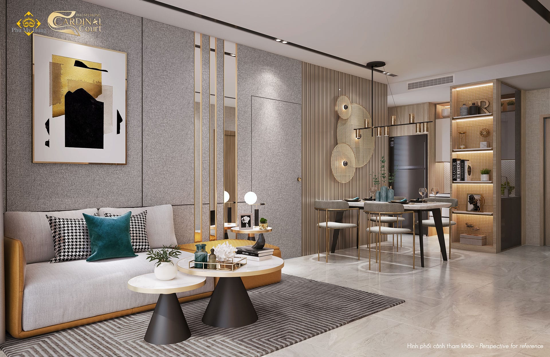 căn hộ 02 phòng ngủ tại Cardinal Court