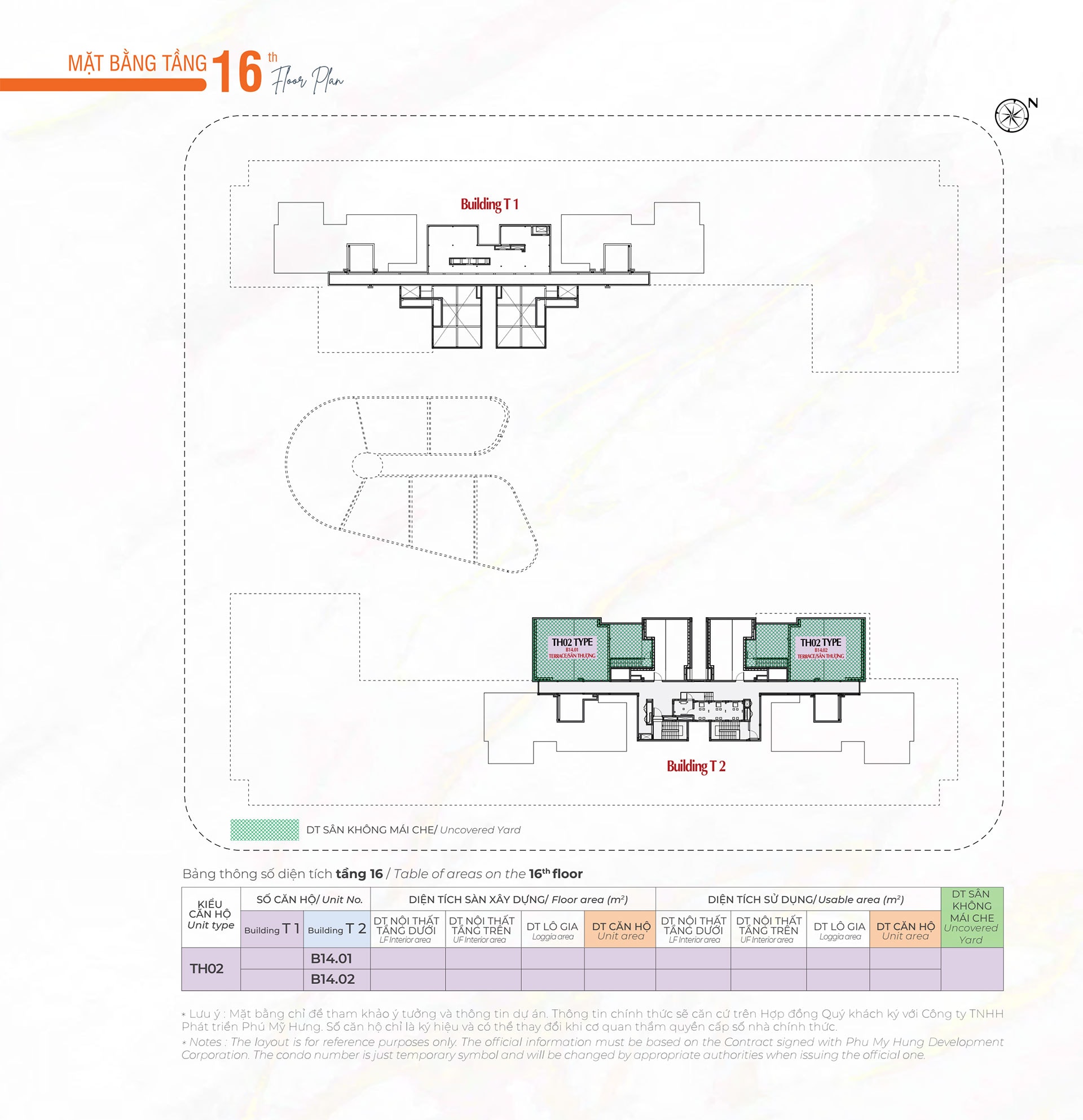 Mặt bằng tầng 16
