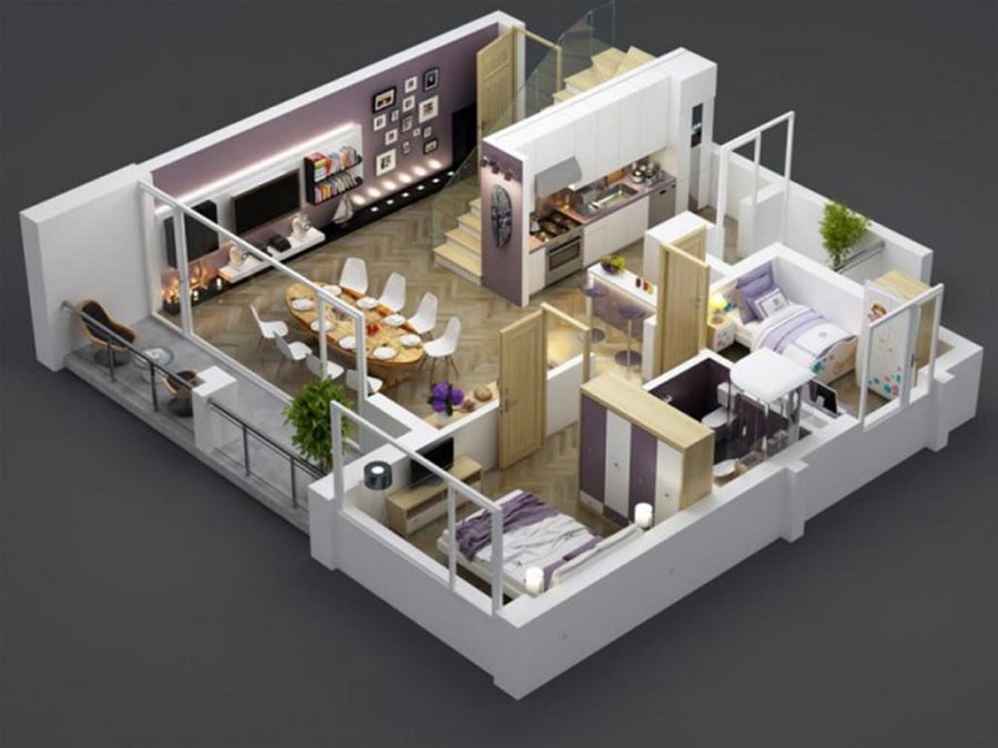 Thiết kế căn hộ Penthouse