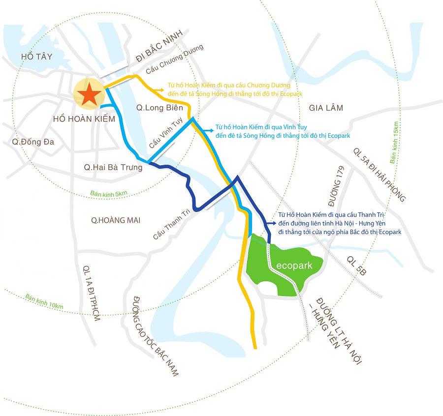 Vị trí chung cư Ecopark