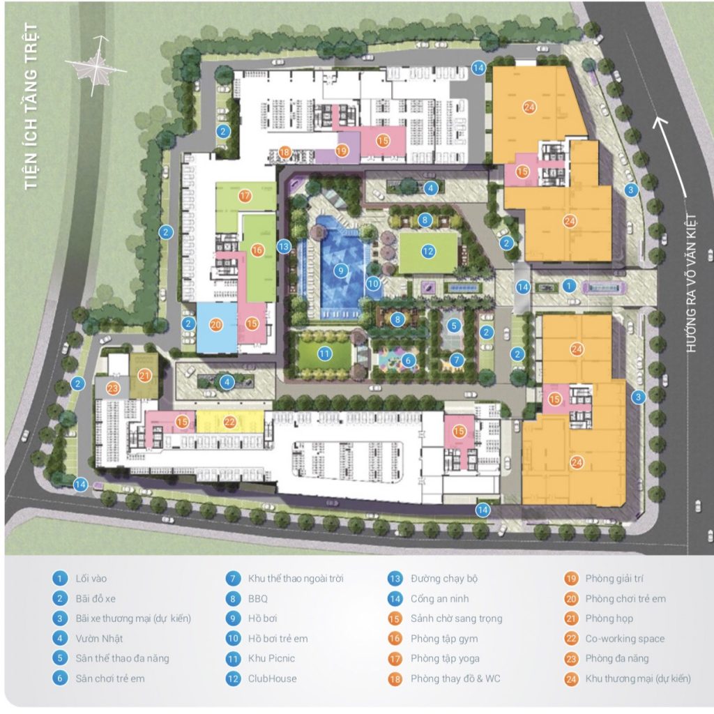 Tiện ích dự án căn hộ chung cư Akari City Bình Tân