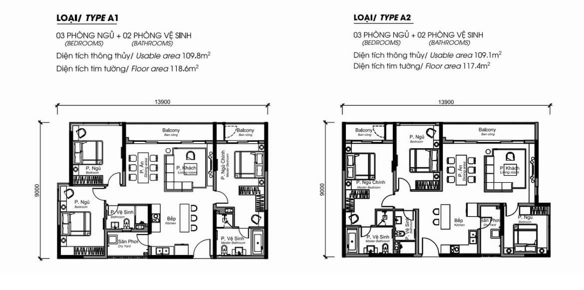 Thiết kế căn hộ Celadon City Tân Phú