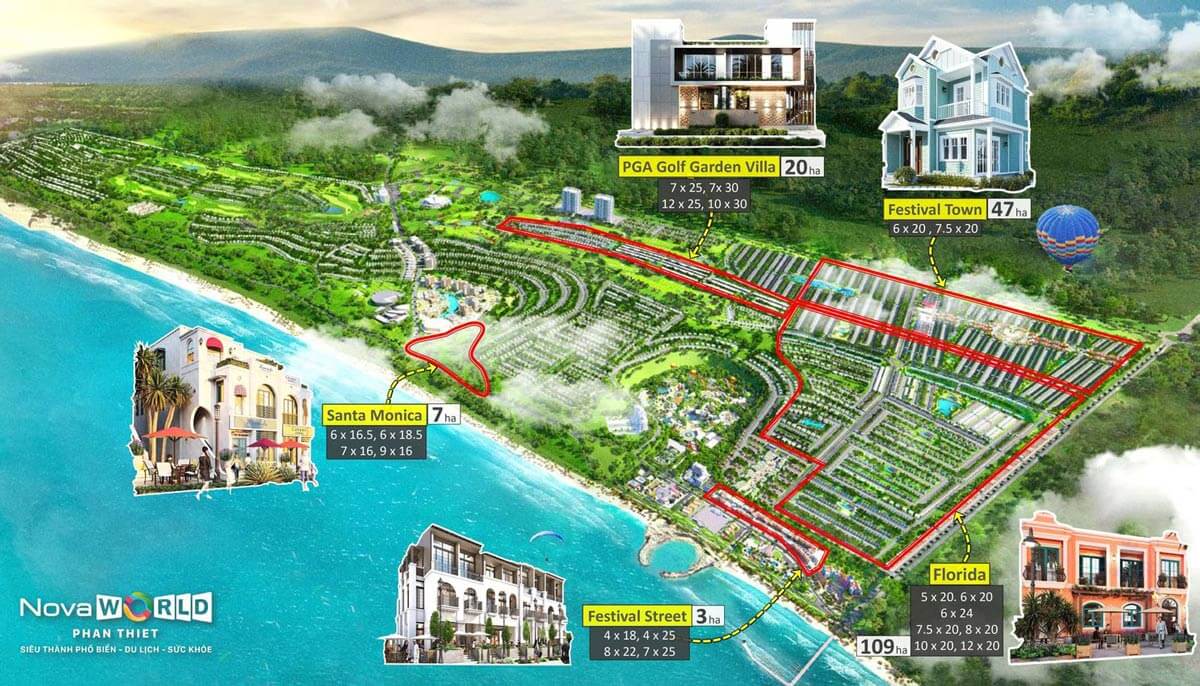 Kiến trúc và thiết kế tại Novaworld Bình Thuận