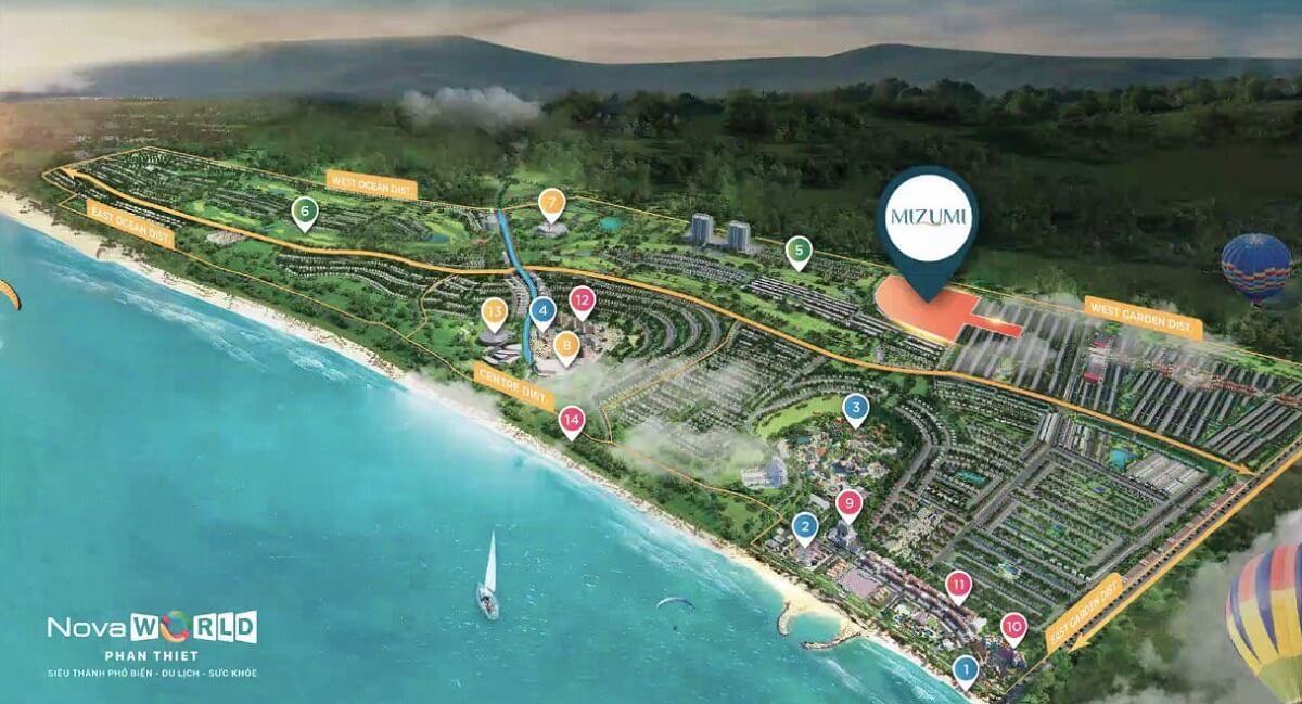 Phân khu Mizumi Novaworld Bình Thuận