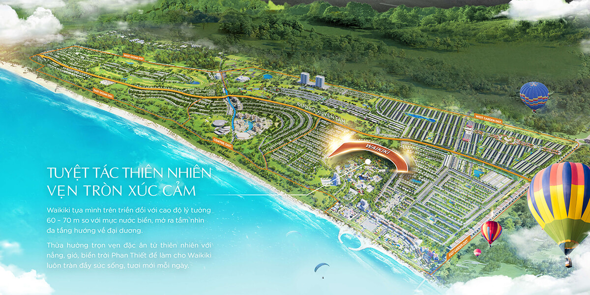 Phân khu Waikiki Novaworld Phan Thiết