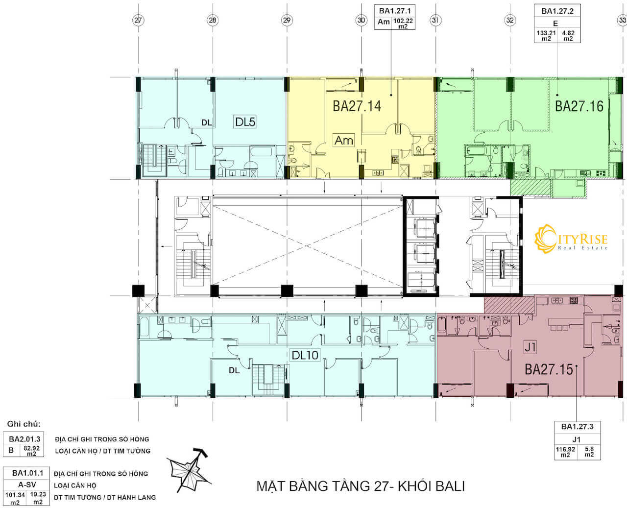 Mặt bằng tháp Bali dự án New City Thủ Thiêm