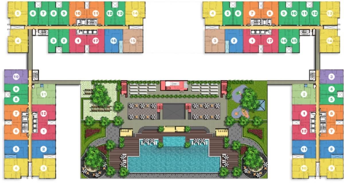 Mặt bằng dự án căn hộ Lexington Residence An Phú quận 2