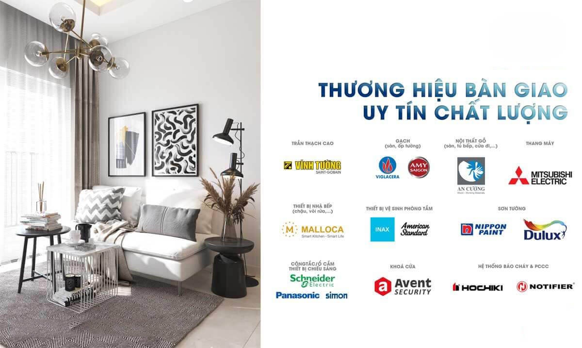 Vật liệu + Nội thất bàn giao tại căn hộ chung cư Avatar Hưng Thịnh
