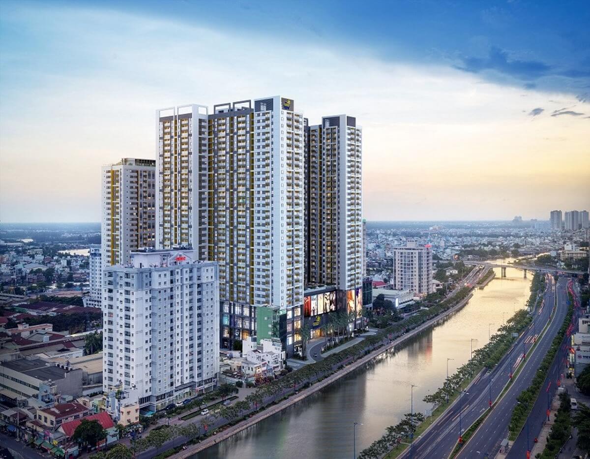 Hình ảnh thực tế căn hộ chung cư The Gold View quận 4