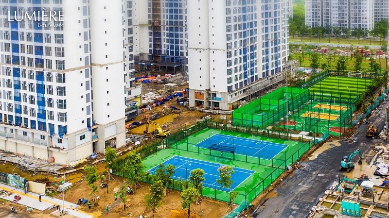 Hỉnh ảnh tiến độ thực tế dự án căn hộ chung cư Lumiere Boulevard quận 9