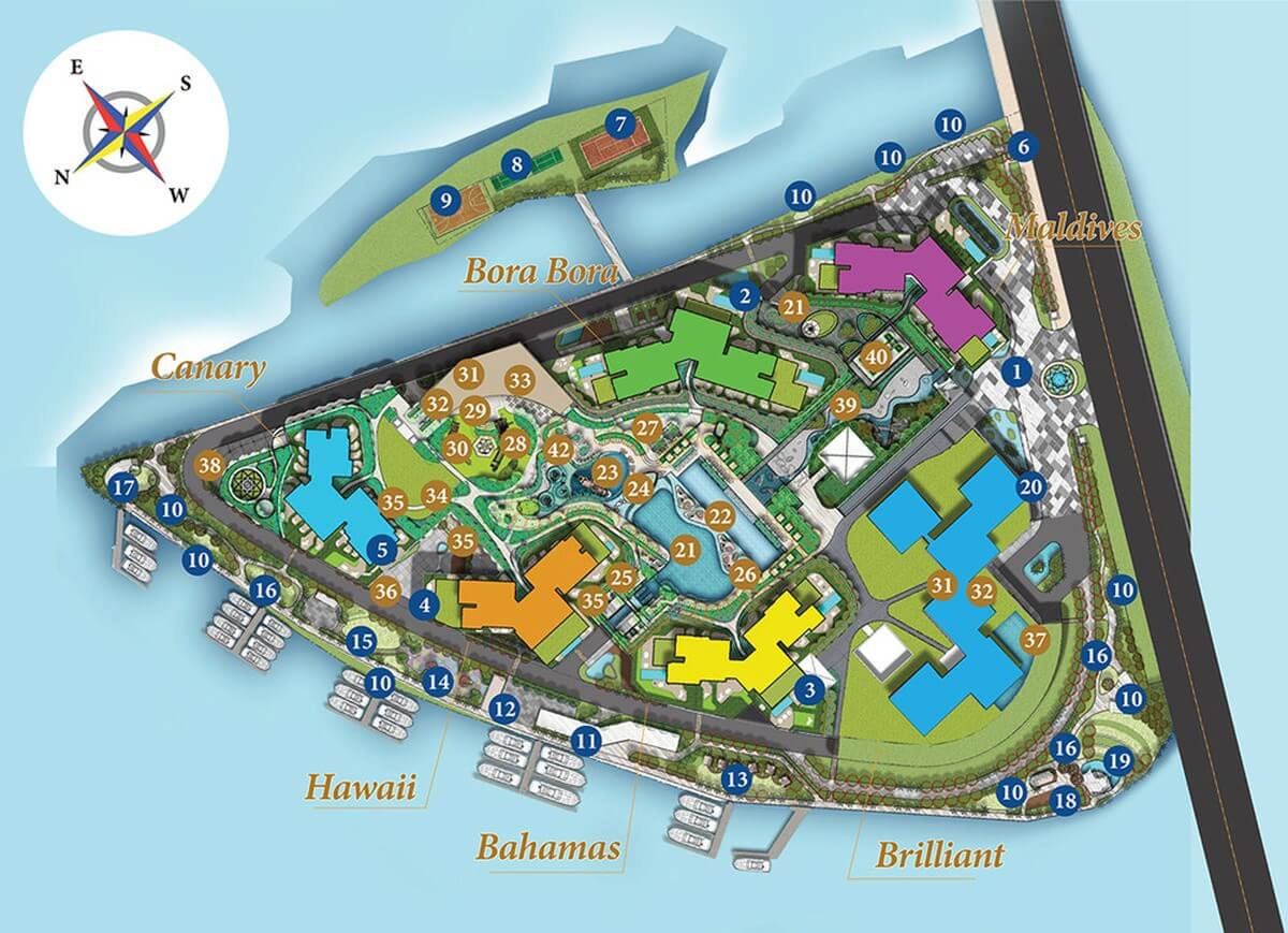 Mặt bằng tổng thể dự án căn hộ chung cư Diamond Island quận 2 - Đảo Kim Cương