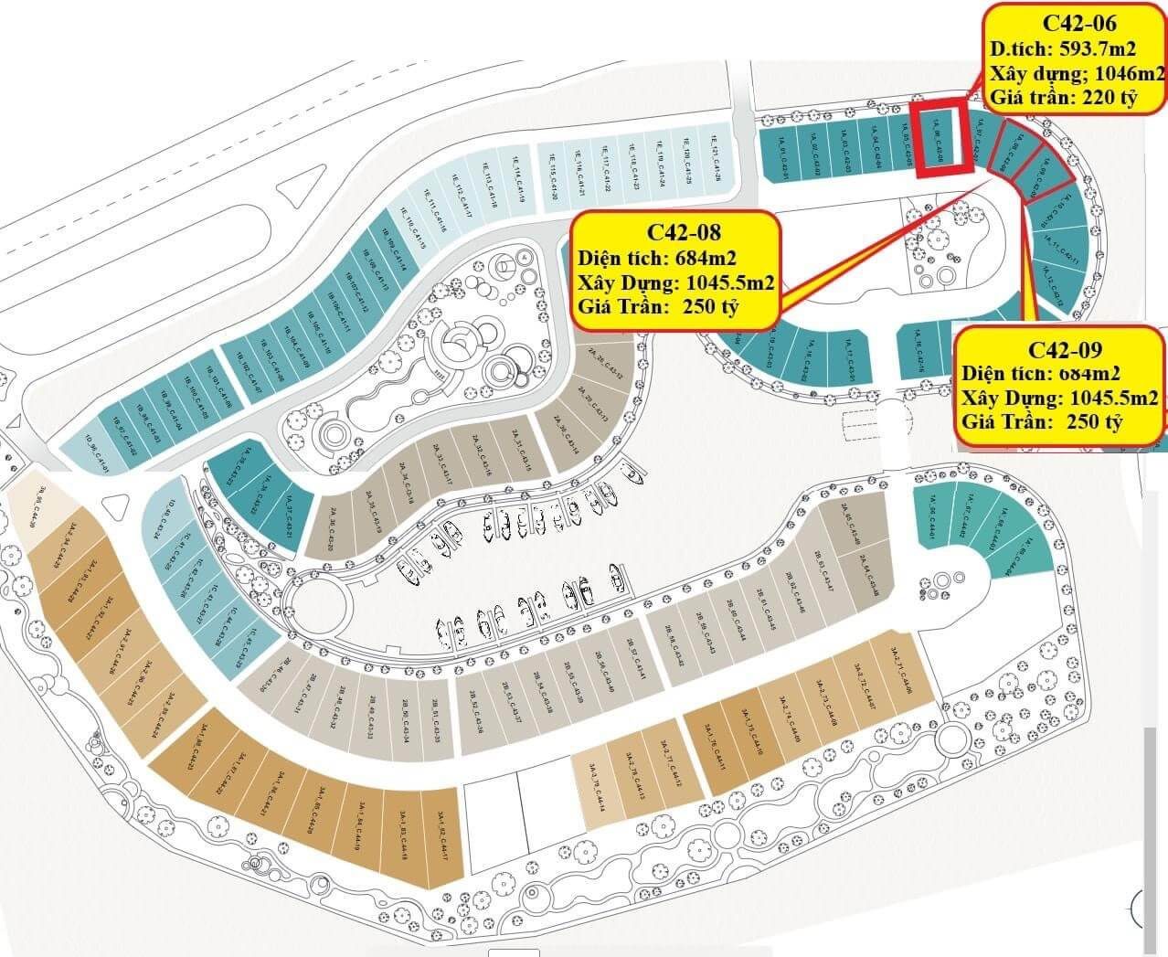 Giá bán dinh thự The Rivus Masterise Quận 9