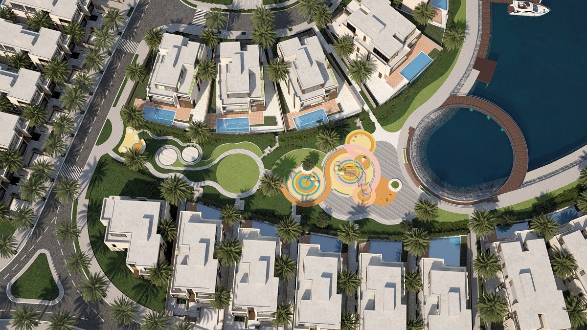 Phân khu Garden of Mindfulness tại dự án dinh thự The Rivus Elie Saab