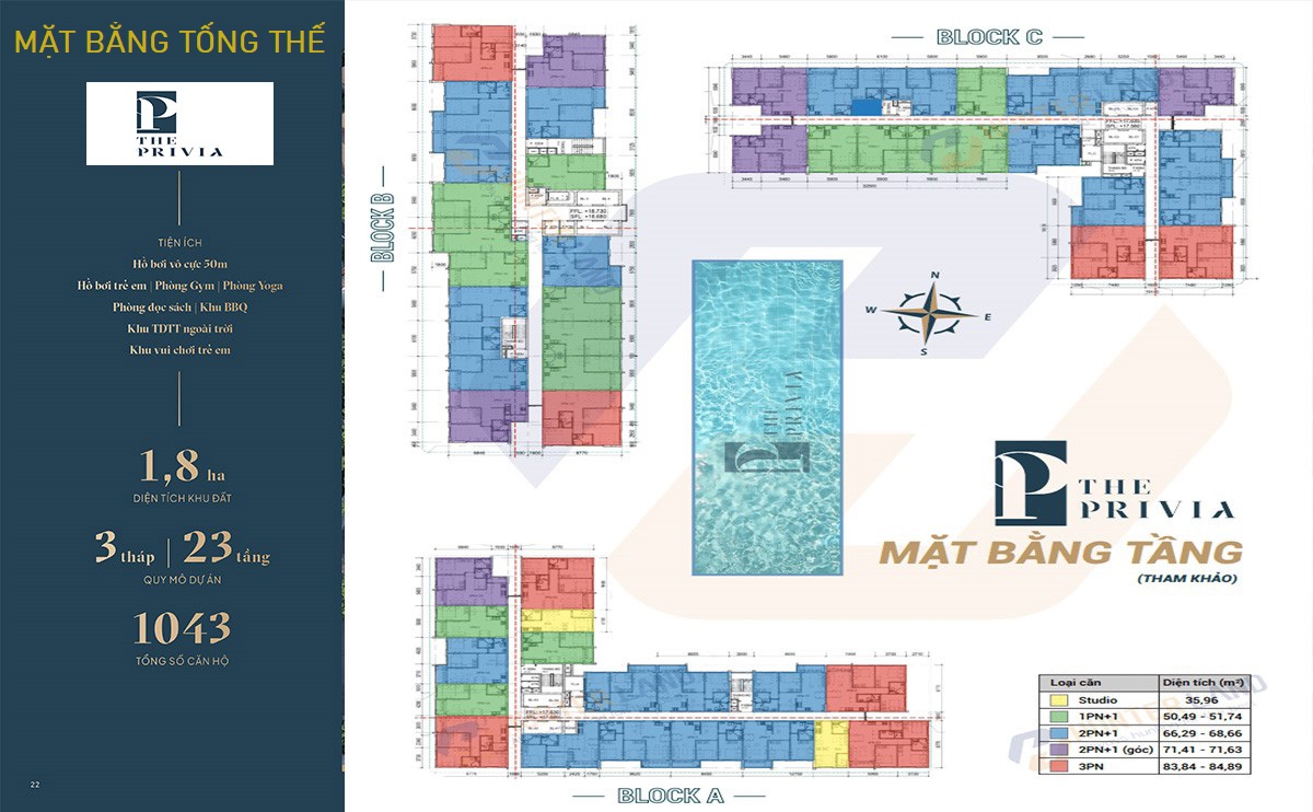 MẶT BẰNG THE PRIVIA