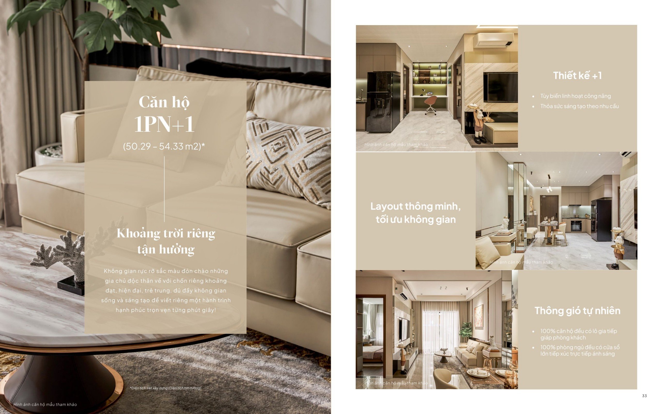 Thiết kế căn 1 phòng ngủ dự án căn hộ The Privia Khang Điền Bình Tân