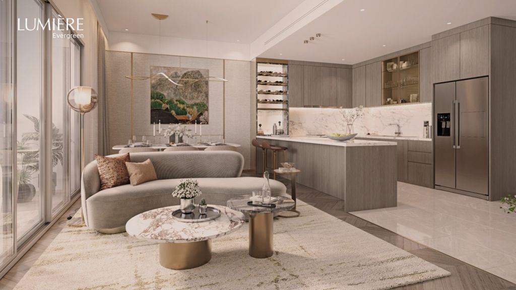 nội thất căn hộ lumiere evergreen
