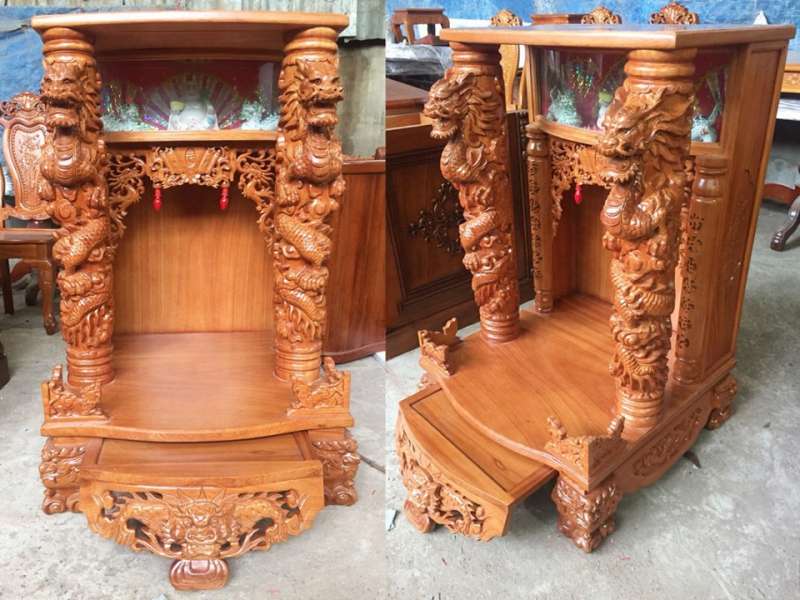 Địa chỉ mua bán mẫu bàn thờ thần tài ông địa đẹp ở đâu giá rẻ tphcm?