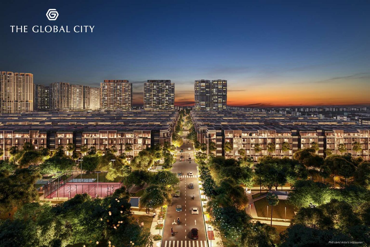 nhà phố the global city