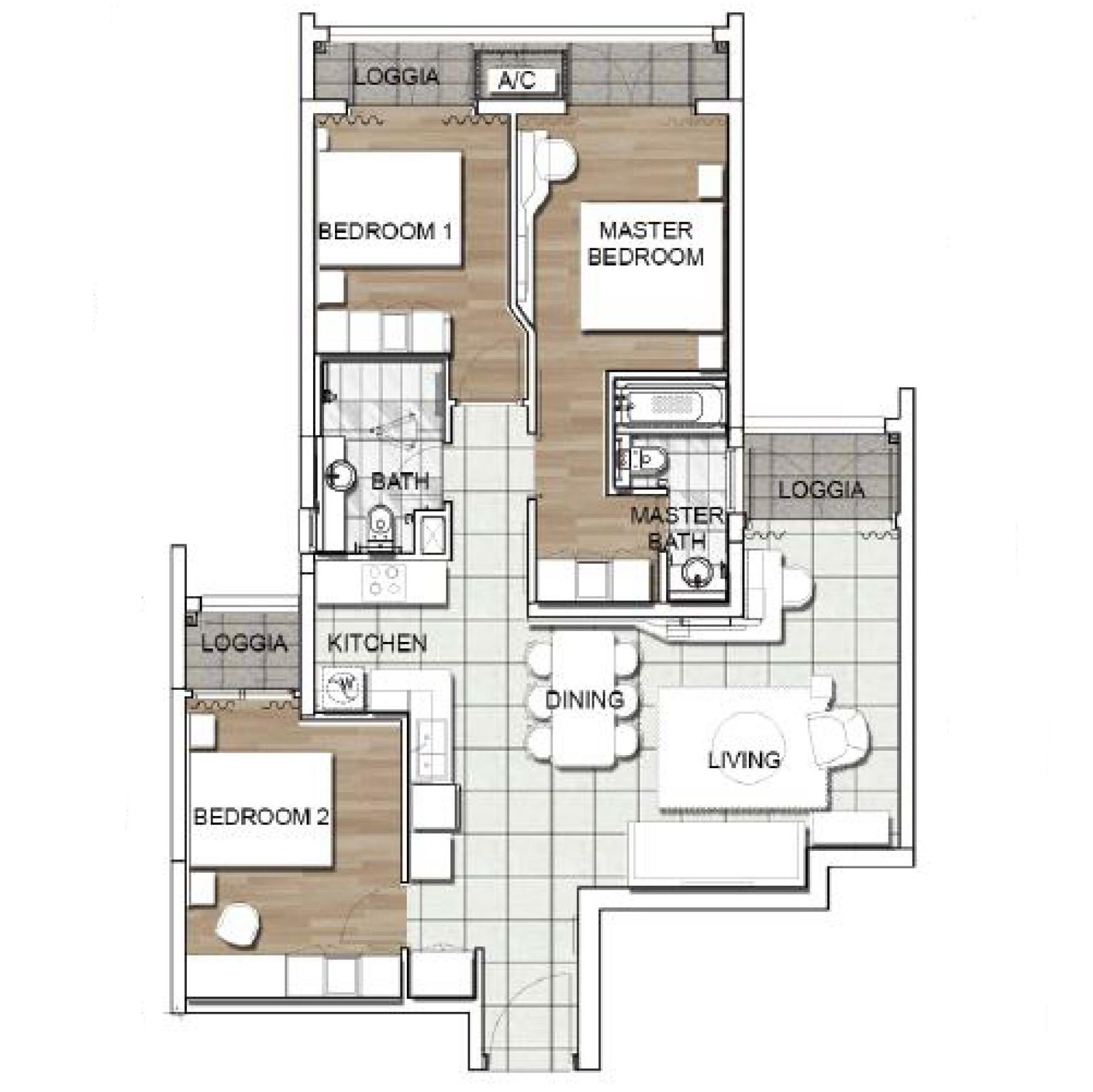 Zenity CapitaLand Quan 1 3 BR