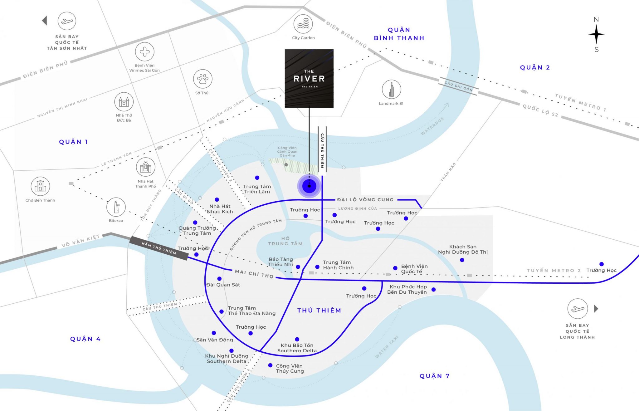 Vị trí dự án The River Thủ Thiêm 2048x1317 Vị trí dự án The River Thủ Thiêm 2048x1317