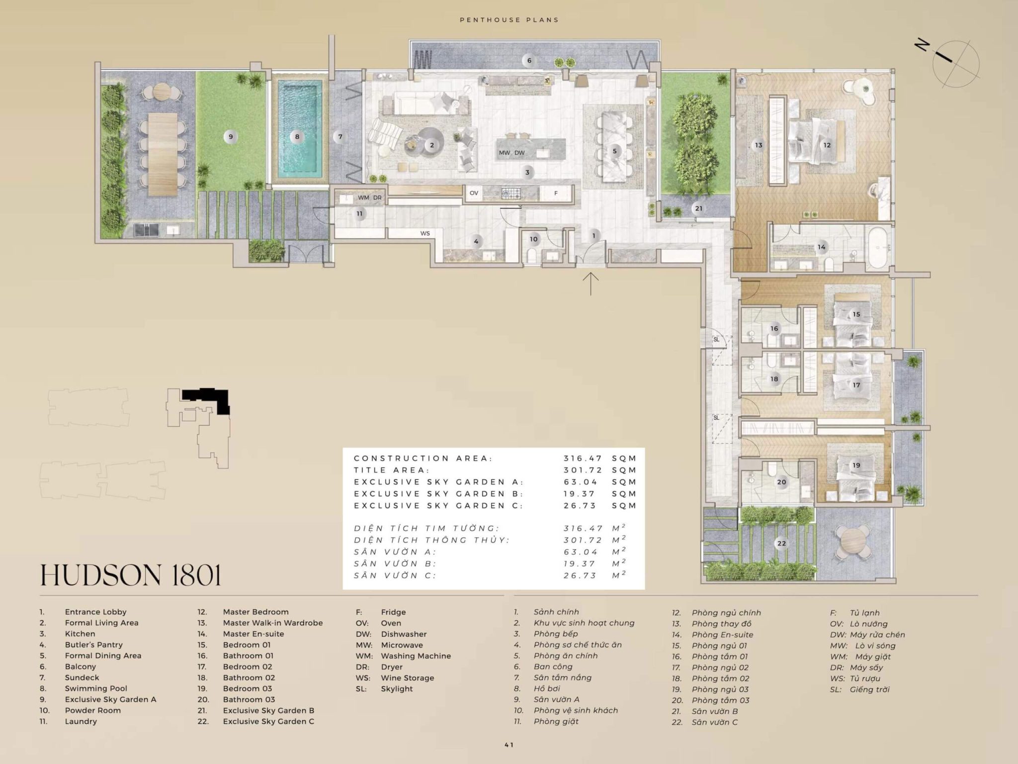 mặt bằng penthouse The River Thủ Thiêm Hudson 1 2048x1536 mặt bằng penthouse The River Thủ Thiêm Hudson 1 2048x1536