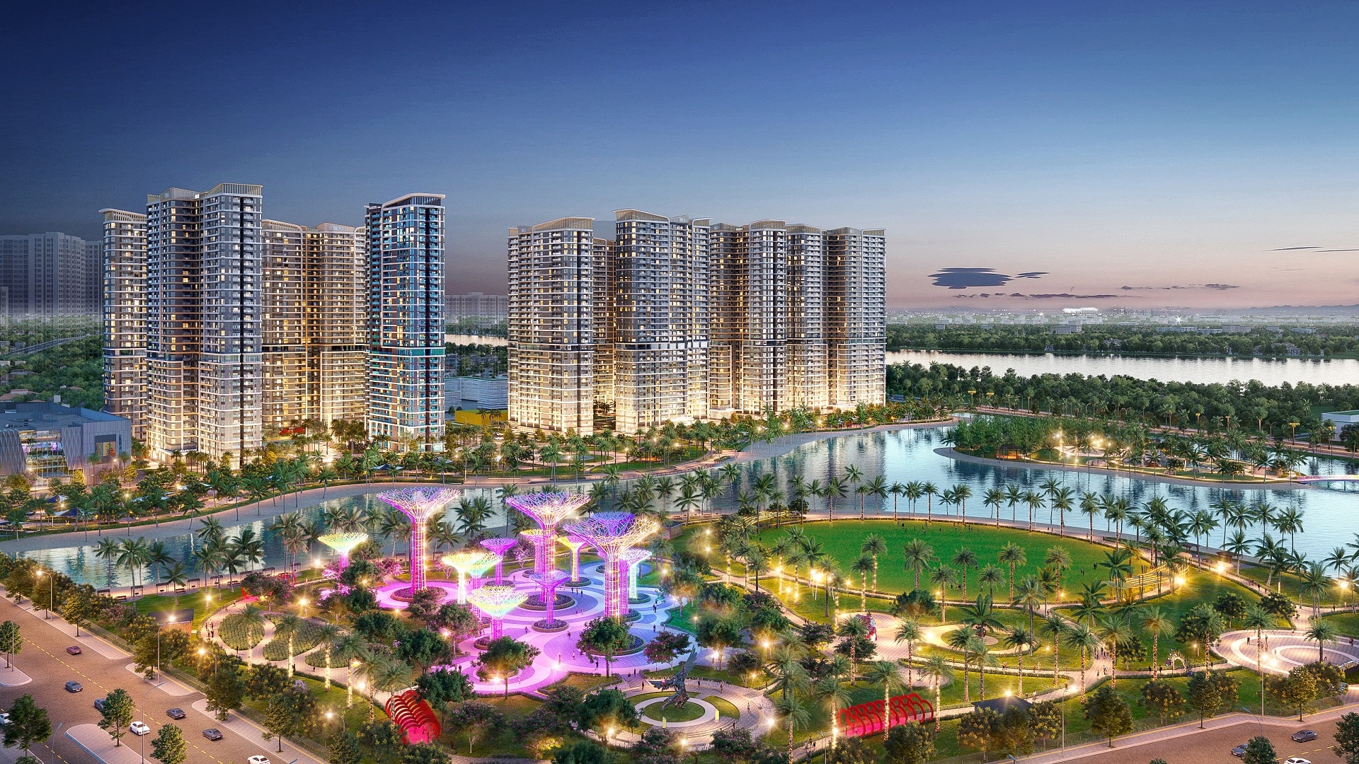 The Beverly tai Vinhomes Grand Park toan canh