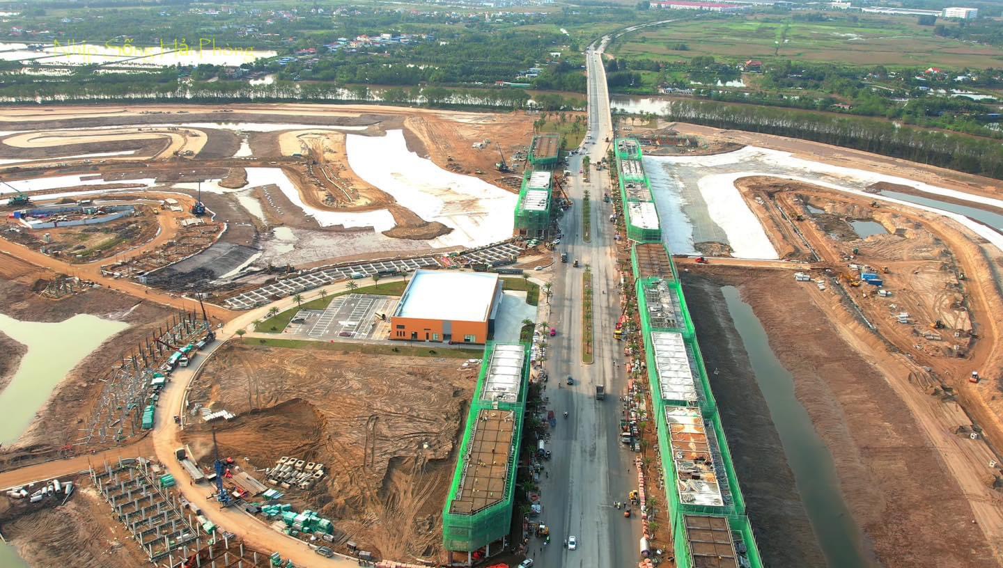 cập nhật tiến độ Vinhomes Royal Island 