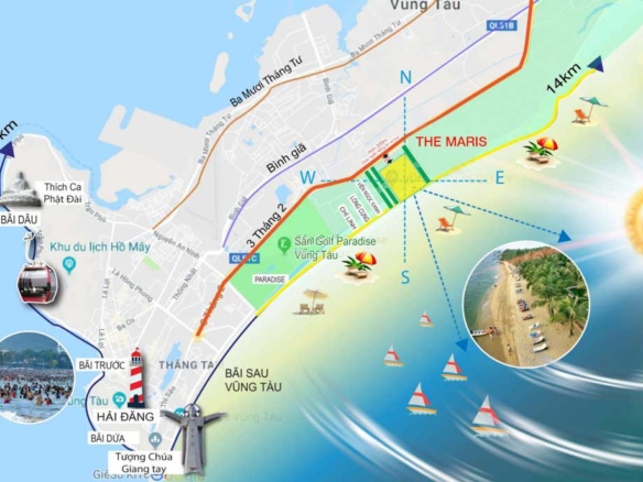 vi tri the maris vung tau