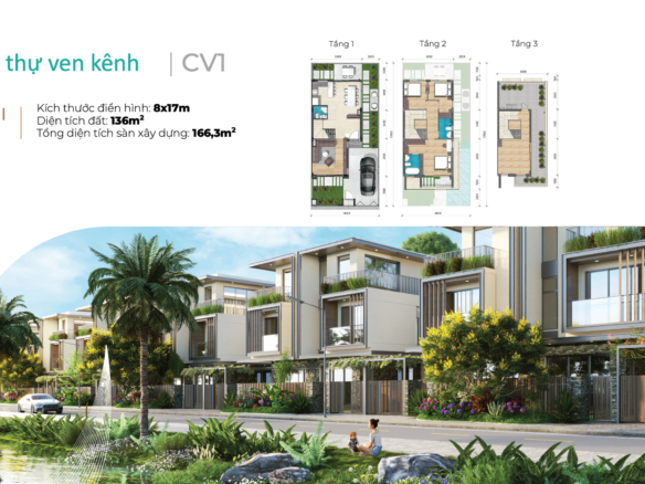 Biet thu Ven Kenh CV1 La Home