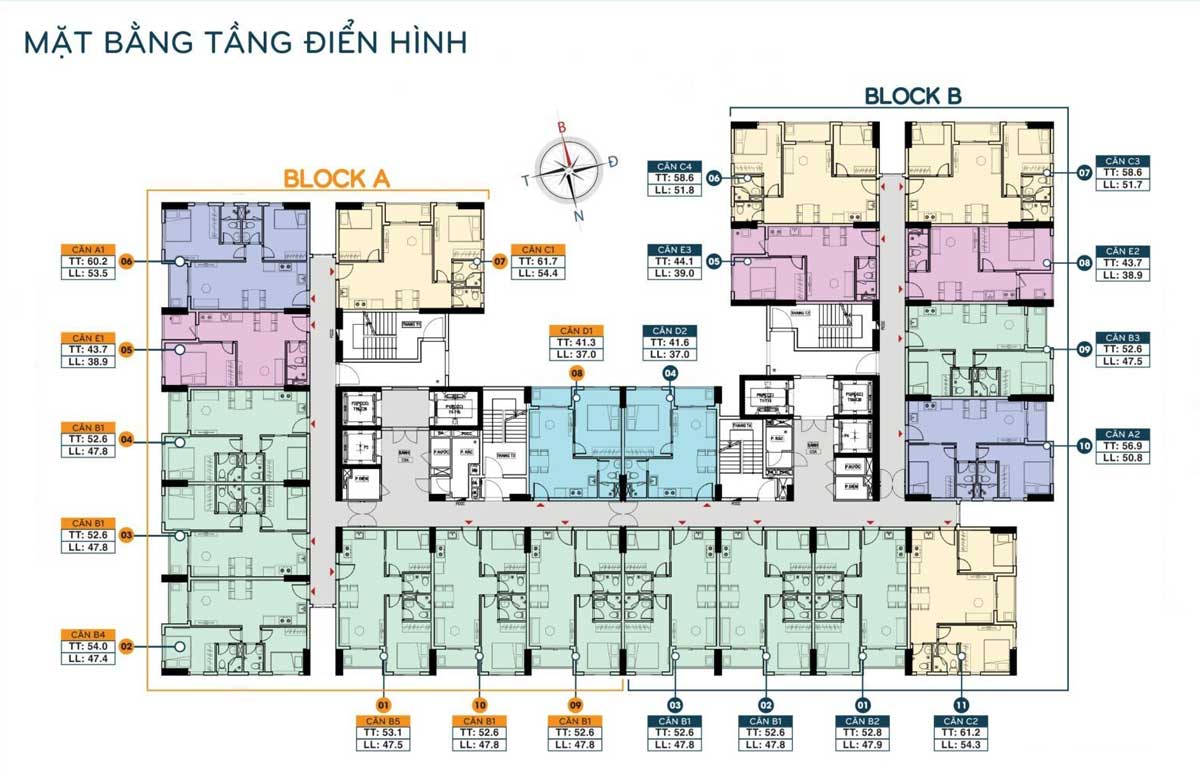 Mat bang Du an TT Avio Di An Binh Duong