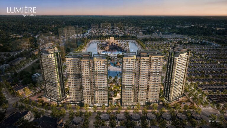 Lumiere Spring Bay toa lac tai vi tri dac dia bac nhat ngay trung tam dai do thi Vinhomes Ocean Park 2