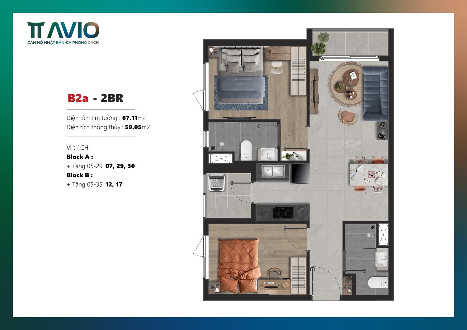 thiet ke 2 phong ngu tt avio 1