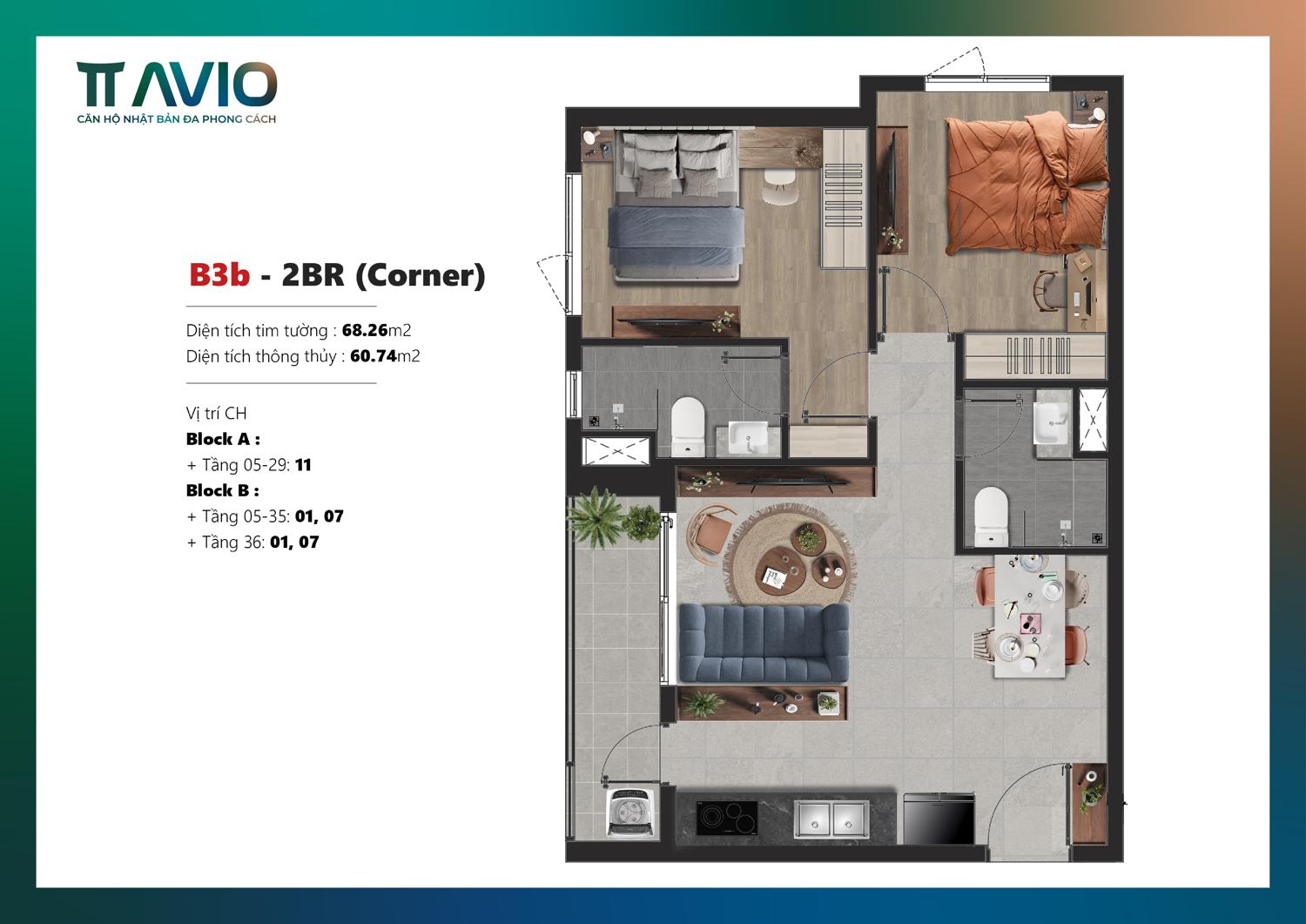 thiet ke 2 phong ngu tt avio 3