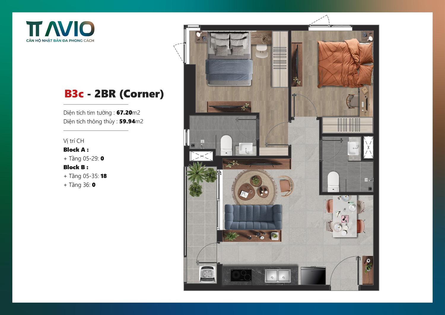 thiet ke 2 phong ngu tt avio 4