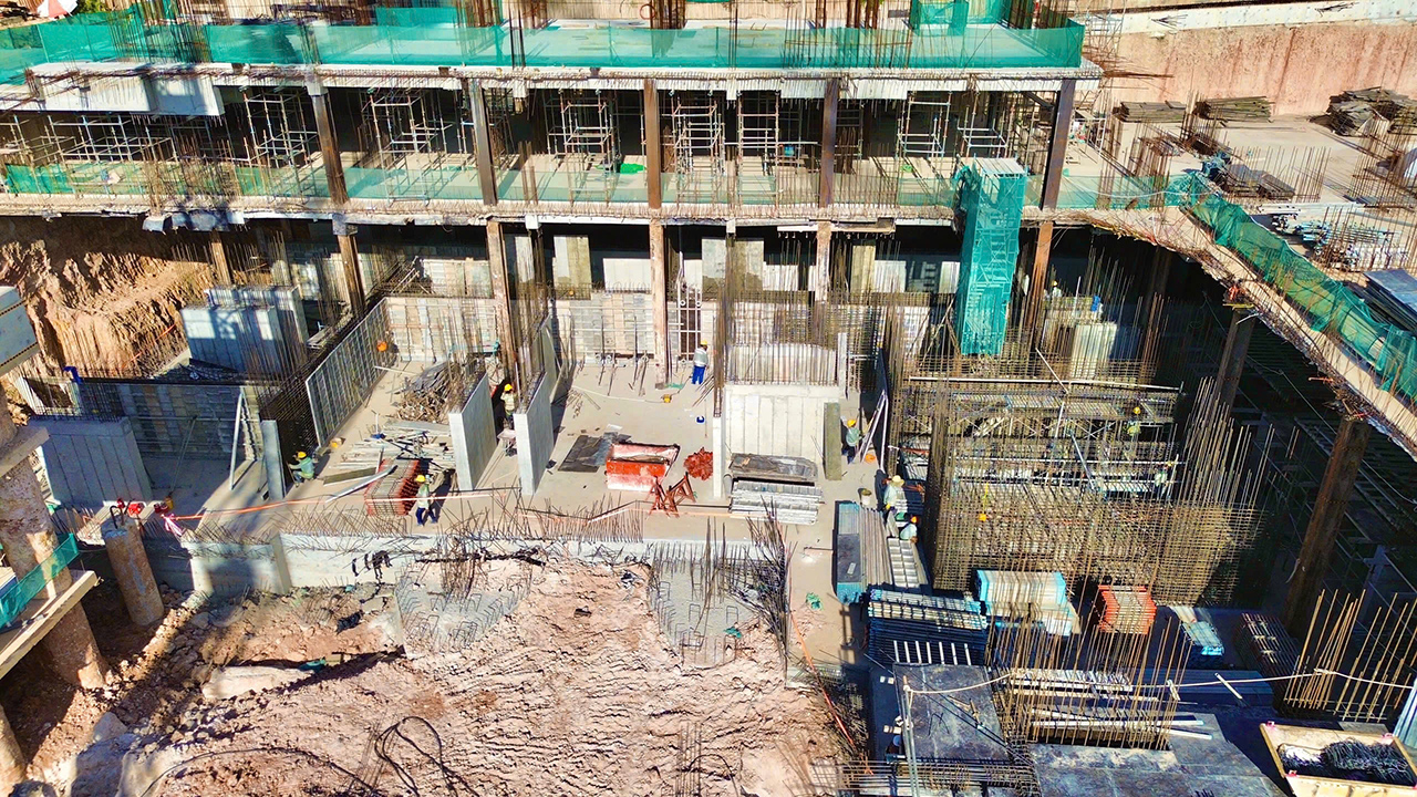 Tiến độ dự án căn hộ chung cư La Pura Bình Dương tháng 01/2025