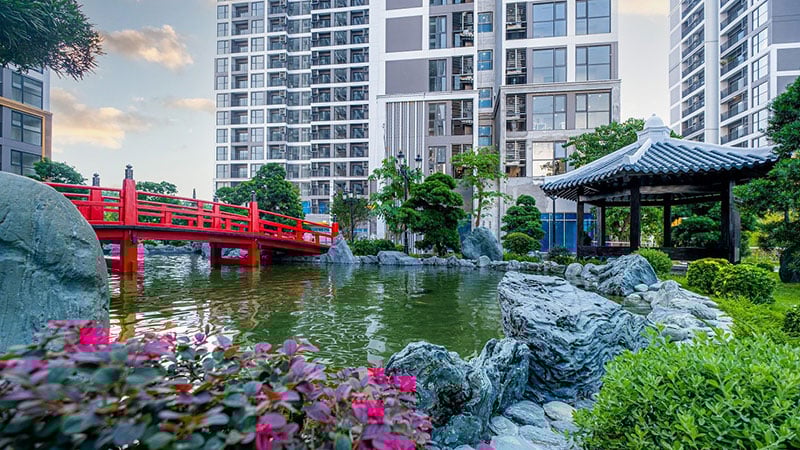 Vườn Nhật với nhiều kiến trúc độc đáo Vườn Nhật với nhiều kiến trúc độc đáo