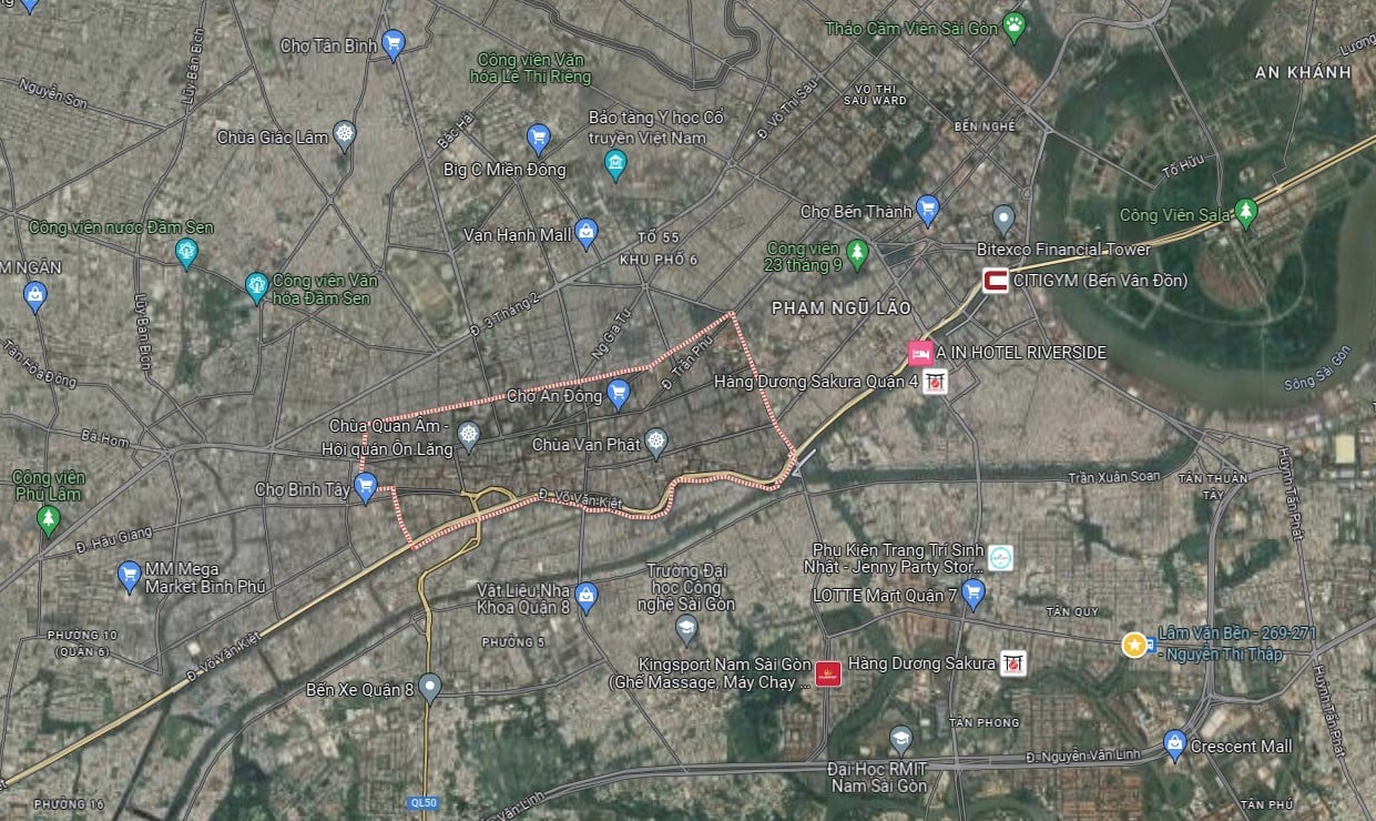 Ranh giới hành chính của Quận 5, TP. HCM