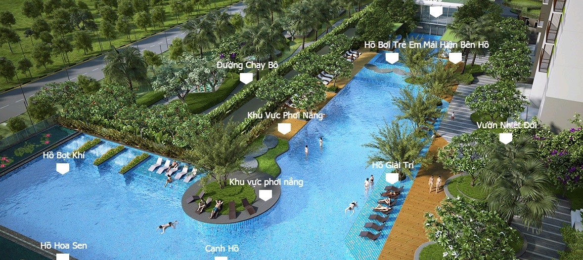 Tiện ích nội khu tại The Sun Avenue