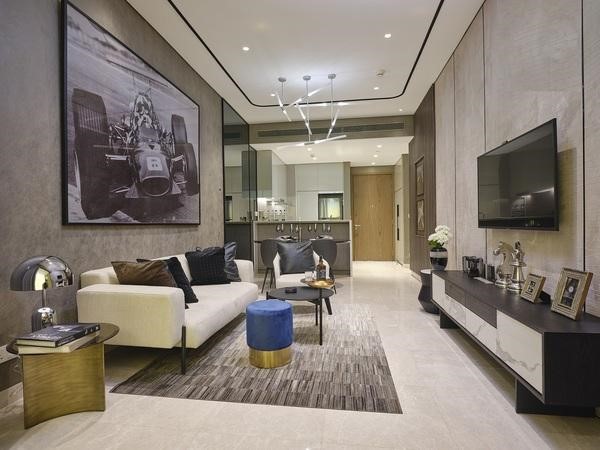 Không gian trong một căn hộ tiêu chuẩn tại The River Thủ Thiêm 