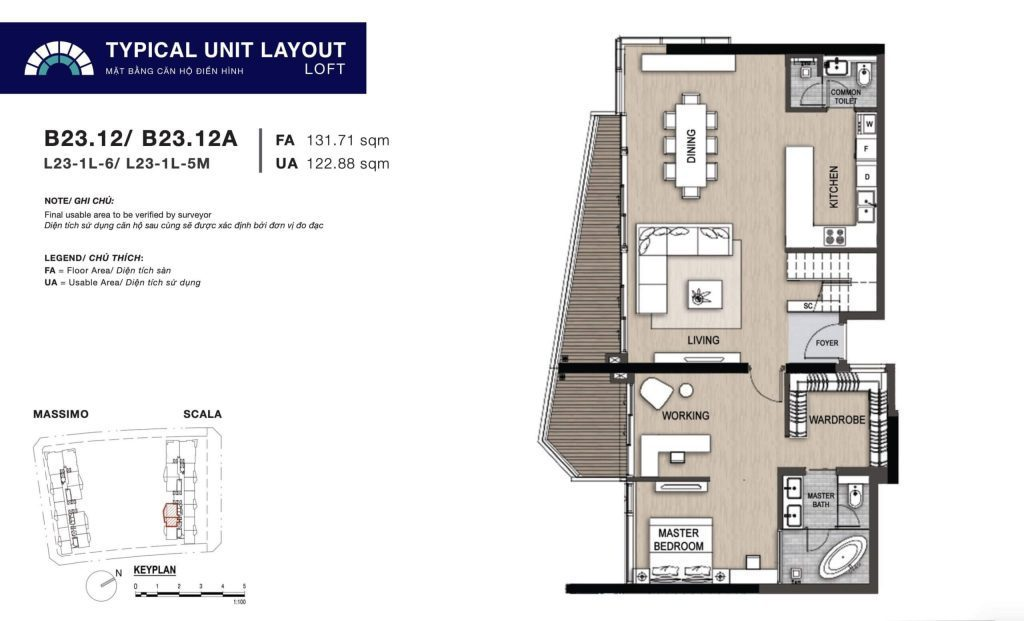 mặt bằng The Opera Residence mặt bằng The Opera Residence