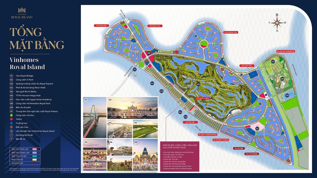 Tổng thể đại đô thị Vinhomes Royal Island Tổng thể đại đô thị Vinhomes Royal Island