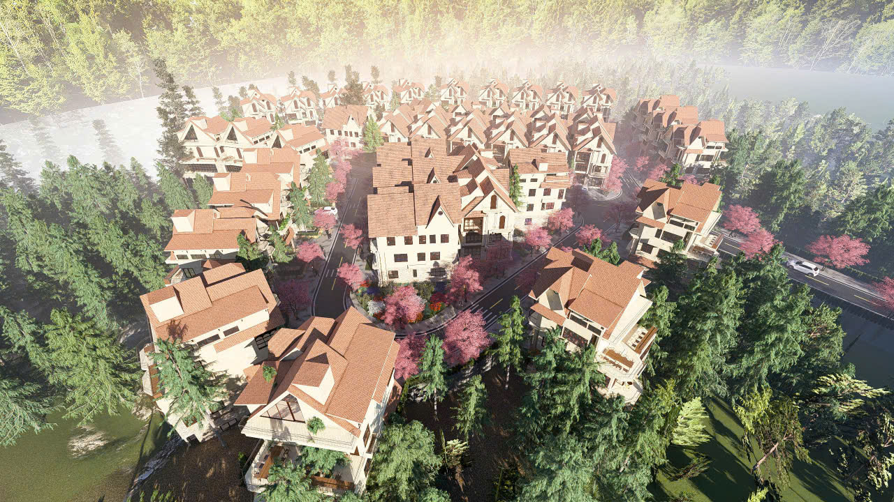 Goc chup khac cua du an La Cerise Dalat Villas