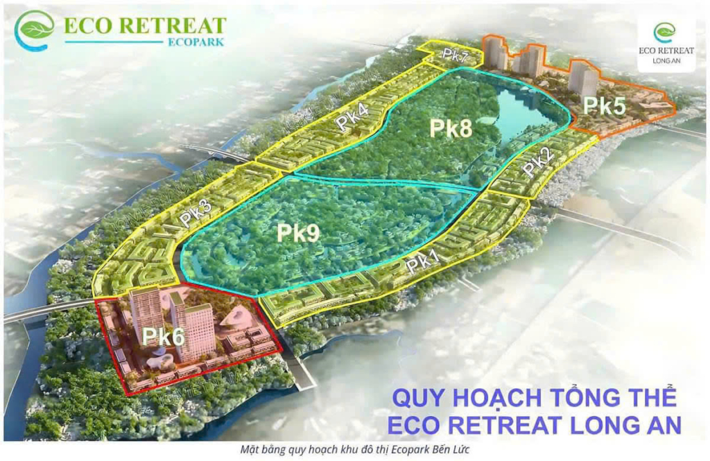 Mặt bằng Eco Retreat Long An